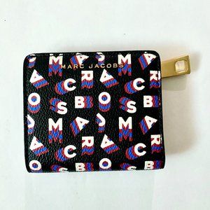 Marc Jacobs Scrambled Logo Bifold Wallet